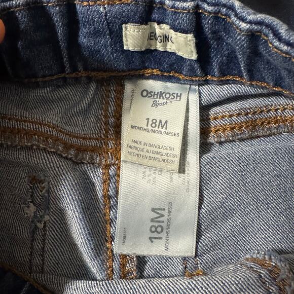 OshKosh/Carter’s 2-Piece 18M Girl Outfit – Ruffle Tee & Jeans - Picture 6 of 6